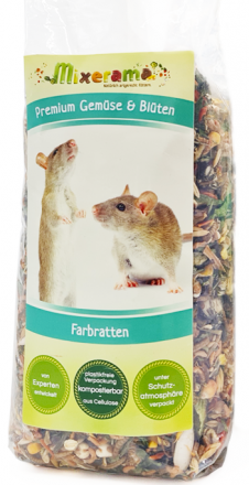 Mixerama | Premium Gemüse & Blüten | Pokarm dla szczura 500g