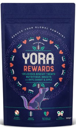 Yora | Rewards | Przysmaki dla psa z insektami - Opakowanie 100g